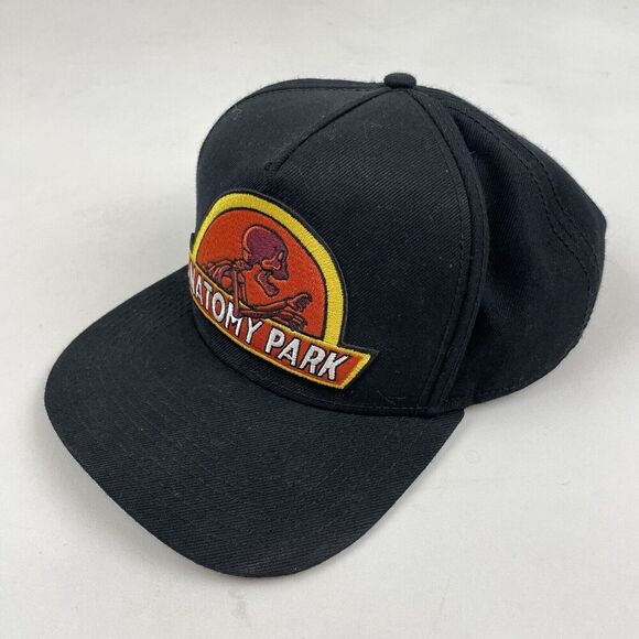 Rick & Morty Black Anatomy Park Snapback Hat Cap Officially Licensed Bioworld - Picture 4 of 6